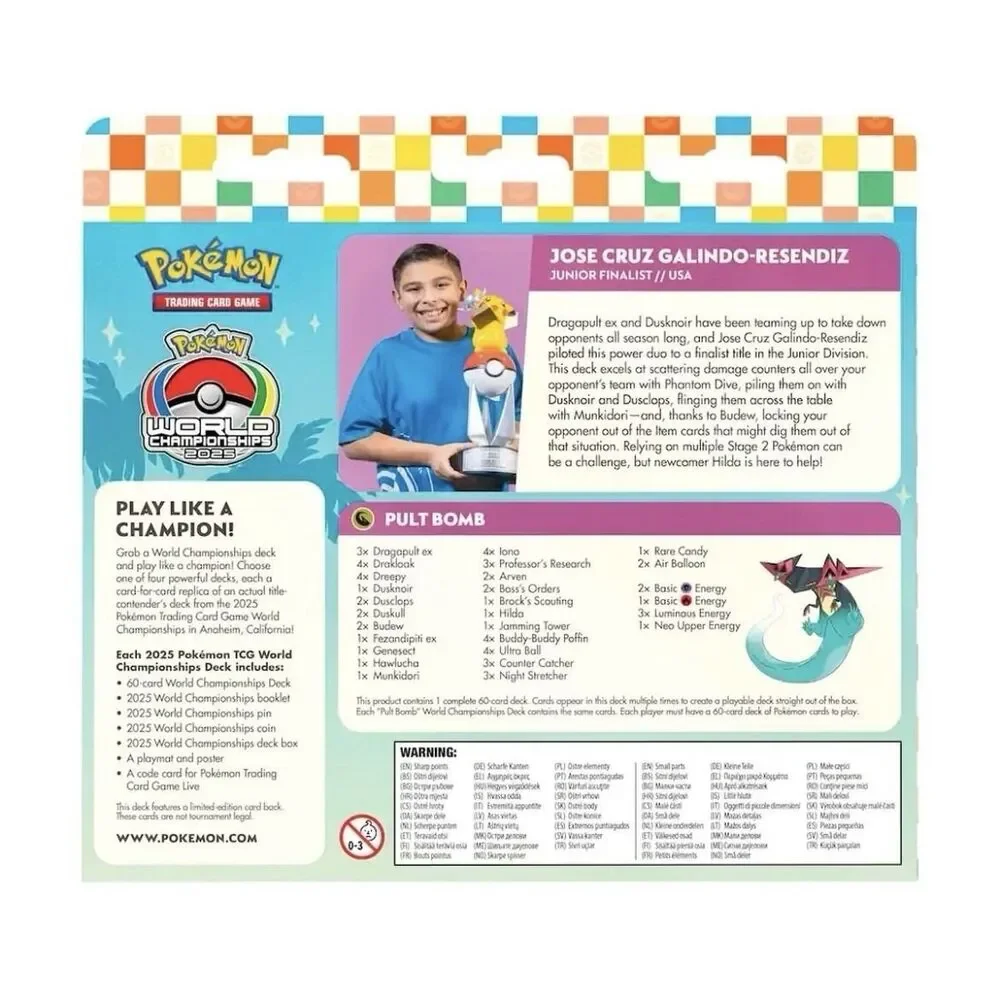 Pokémon TCG 2025 World Championships Deck NEW